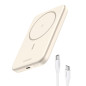 POWER BANK UGREEN 5000mAh MAGNETIC WIRELESS WHITE