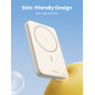 POWER BANK UGREEN 5000mAh MAGNETIC WIRELESS WHITE