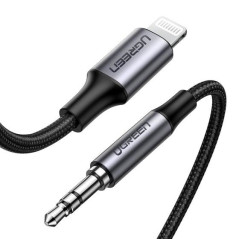 Ugreen 70509 mobile phone cable Silver 39.4" (1 m) 3.5mm Lightning