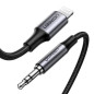 CABLE UGREEN LIGHTNING 3.5MM MALE ADAPTER 1M