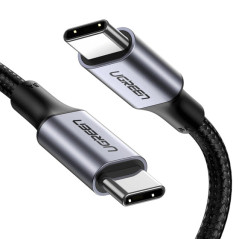Ugreen 70427 USB cable USB 2.0 39.4" (1 m) USB C Black, Silver