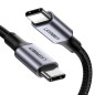 CABLE UGREEN USB-C ALUMINUM TRENZADO 1M BLACK CABLE UGREEN USB-C ALUMINUM TRENZADO 1M BLACK