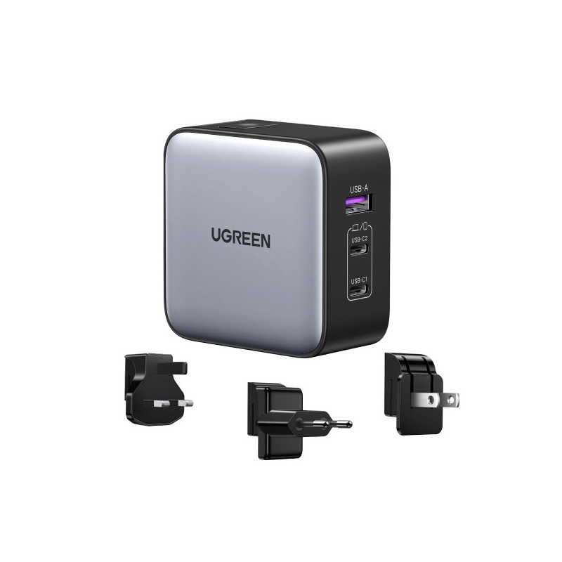 LOADING AND UNLOADING UGREEN 65W USB-A+2XUSB-C WORLDWIDE