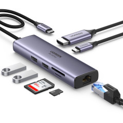 HUB UGREEN 7in1 4K HDMI USB C