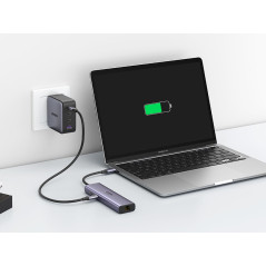 Ugreen 60515 laptop dock port replicator Wired USB 3.2 Gen 1 (3.1 Gen 1) Type-C Gray
