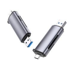 Ugreen 50706 lettore di schede USB Micro-USB Argento
