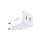CARGADOR UGREEN NEXODE GAN 45W WHITE CARGADOR UGREEN NEXODE GAN 45W WHITE