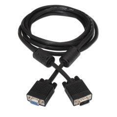 CABLE WITH FERRITA SVGA HDB15 AISENS 3M NEGRO