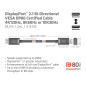 CABLE DP 2.1 A DP 2.1 CLUB3D M/M BIDIRECCIONAL CABLE DP 2.1 A DP 2.1 CLUB3D M/M BIDIRECCIONAL