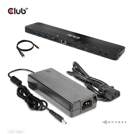 DOCKING 15 EN 1 CLUB3D USB-C DISPLAYLINK