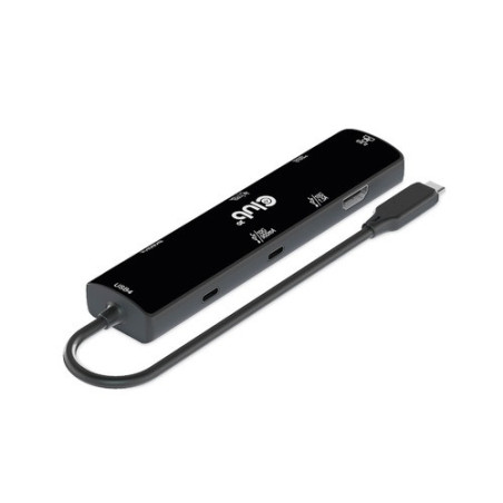 CLUB3D CSV-1599 laptop dock port replicator USB 3.2 Gen 1 (3.1 Gen 1) Type-C Black