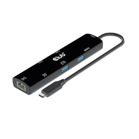 HUB USB4 GEN 3.2  CLUB3D TYPE-C 6 EN 1