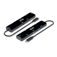 CLUB3D CSV-1599 laptop dock port replicator USB 3.2 Gen 1 (3.1 Gen 1) Type-C Black