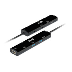 CLUB3D CSV-1599 replicatore di porte e docking station per laptop USB 3.2 Gen 1 (3.1 Gen 1) Type-C Nero