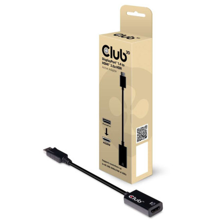 ADAPTADOR ACTIVO DP 1.4 A HDMI CLUB3D 2.0 HDR M/H