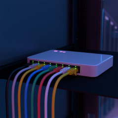 AISENS A145-0558 cavo di rete Rosso 0,5 m Cat6a U UTP (UTP)