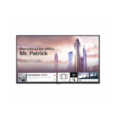 LG UH5F Pannello piatto per segnaletica digitale 139,7 cm (55") IPS 500 cd m² 4K Ultra HD Nero Processore integrato WebOS 24 7