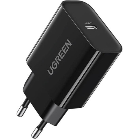 Ugreen 10191 Caricabatterie per dispositivi mobili Universale Nero AC Ricarica rapida Interno