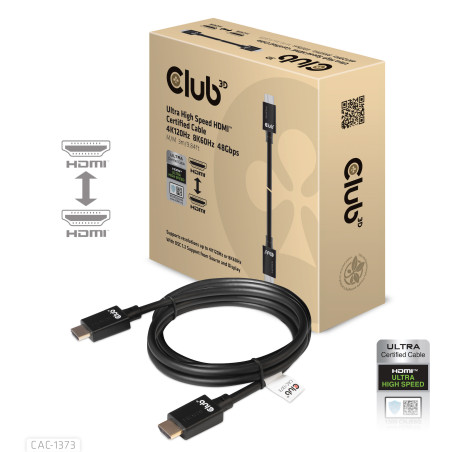 CLUB3D cac-1373 HDMI cable 118.1" (3 m) Black