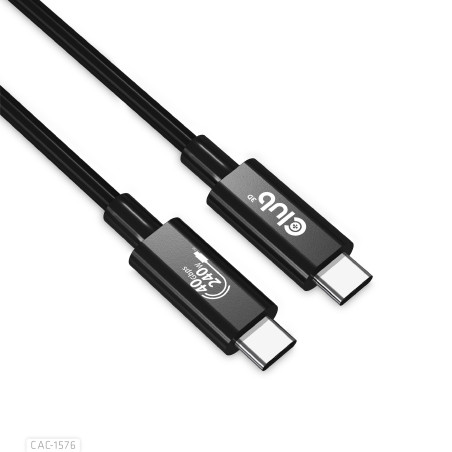 CLUB3D CAC-1576 USB cable USB4 Gen 3x2 39.4" (1 m) USB C Black