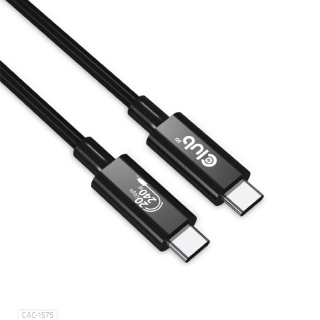 CLUB3D CAC-1575 cavo USB USB4 Gen 2x2 2 m USB C Nero