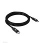 CABLE CLUB3D CERTIFICADO USB4 80G GEN3.2 TIPO-C 2M CABLE CLUB3D CERTIFICADO USB4 80G GEN3.2 TIPO-C 2M
