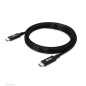 CABLE CLUB3D CERTIFICADO USB4 80G GEN3.2 TIPO-C 2M CABLE CLUB3D CERTIFICADO USB4 80G GEN3.2 TIPO-C 2M
