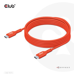 CLUB3D CAC-1573 USB cable USB4 Gen 2x2 78.7" (2 m) USB C Red