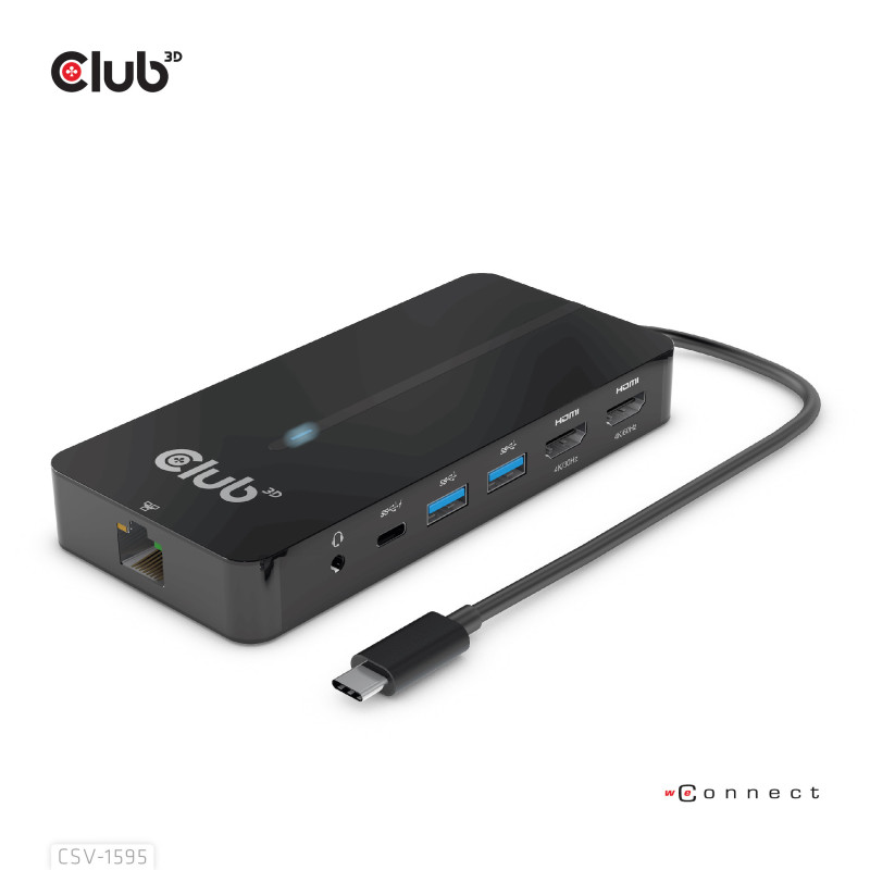 HUB USB 3.2 GEN1 CLUB3D  TIPO-C 7 EN 1