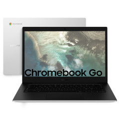 Samsung Galaxy Chromebook Go Intel® Celeron® N N4500 14" HD 4 GB LPDDR4x-SDRAM 64 GB eMMC Wi-Fi 6 (802.11ax) ChromeOS Silver