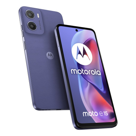 Motorola moto e15 6.67" Dual SIM Android 14 Go edition 4G USB Type-C 2 GB 64 GB 5200 mAh Lavender