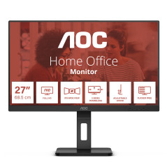 AOC E3 27E3QAF LED display 27" 1920 x 1080 pixels Full HD Black
