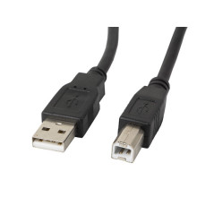 Cable impresora lanberg usb a -  usb b macho - macho ferrita 5m negro