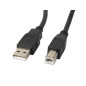 Cable impresora lanberg usb a -  usb b macho - macho ferrita 5m negro