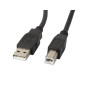 Cable impresora lanberg usb a -  usb b macho - macho negro 1 m