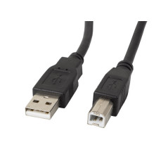 Cable impresora lanberg usb a -  usb b macho - macho negro 0.5 m