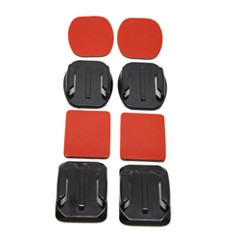 Accesorio soporte adhesivo 3m curvos  + planos phoenix para camaras sport & gopro hero 4 - 3+ - 3 - 2 - 1 flat and curved adhesi