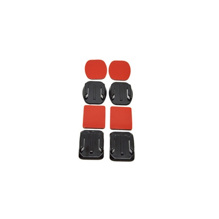 Accesorio soporte adhesivo 3m curvos  + planos phoenix para camaras sport & gopro hero 4 - 3+ - 3 - 2 - 1 flat and curved adhesi