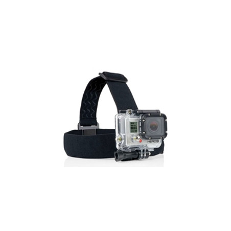 Soporte - correa para la cabeza ajustable phoenix para camaras sport & gopro hero 4 - 3+ - 3 - 2 - 1 de color negro con antidesl