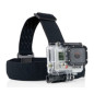 Soporte - correa para la cabeza ajustable phoenix para camaras sport & gopro hero 4 - 3+ - 3 - 2 - 1 de color negro con antidesl