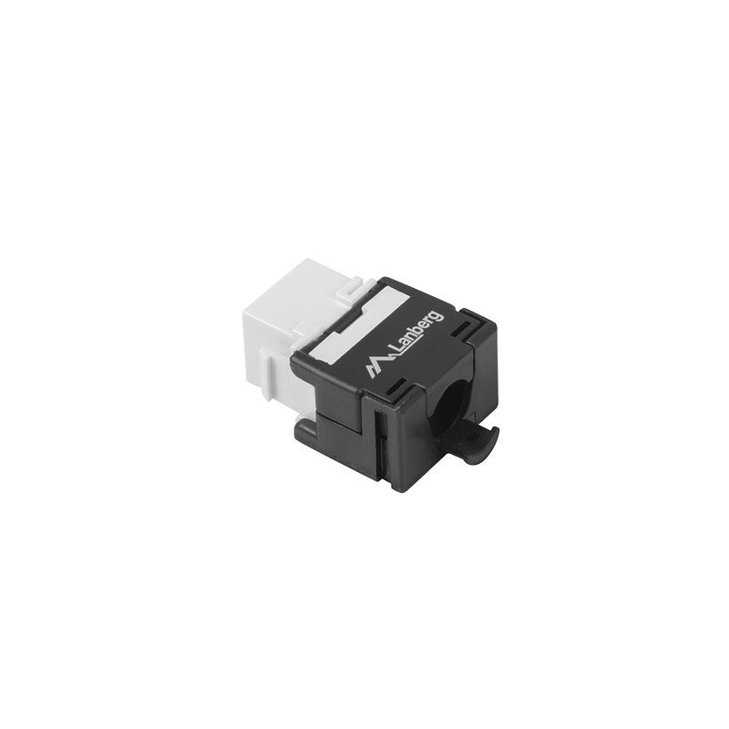 Conector keystone lanberg cat 5e utp rj45 180 grados sin herramientas