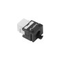 Conector keystone lanberg cat 5e utp rj45 180 grados sin herramientas