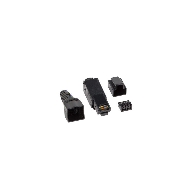 Conector lanberg rj45 cat 6 utp plug 8p8c tool - less