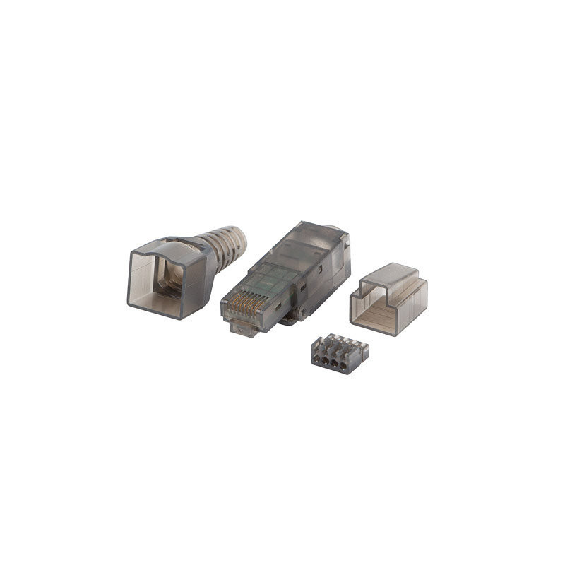 Conector lanberg rj45 cat 6a utp plug 8p8c tool - less