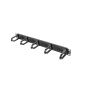 Organizador de cables lanberg 5 anillos 19 pulgadas 1u tipo b negro