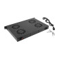 Panel ventilacion lanberg lcd 4 ventiladores termostato 230v 1u rack 19 negro