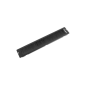 Panel cepillo para entrada cable rack 19 pulgadas suelo negro