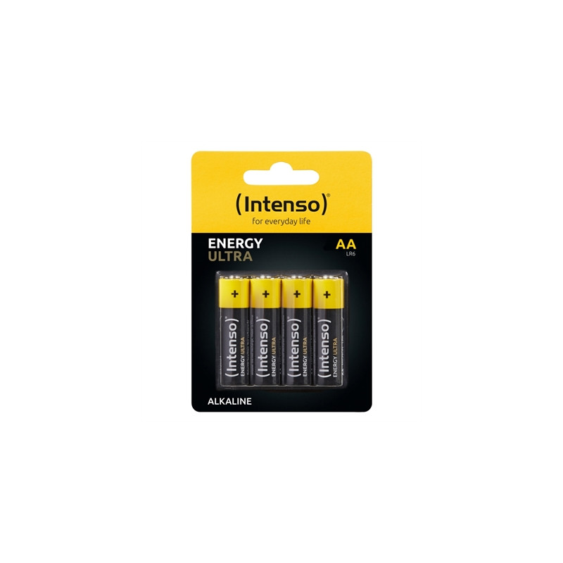 Pack de pilas alcalinas intenso energy ultra aa lr06 4 unidades