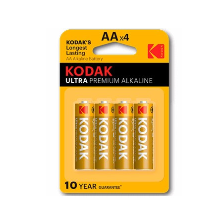 Blister pilas kodak alcalina ultra aa lr6 -  blister 4 pilas