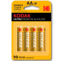 Blister pilas kodak alcalina ultra aa lr6 -  blister 4 pilas